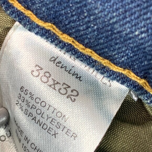 Smith & Mills Mens Size 38x32 Straight Fit Denim Jeans Light Wash Stretch - Picture 4 of 10